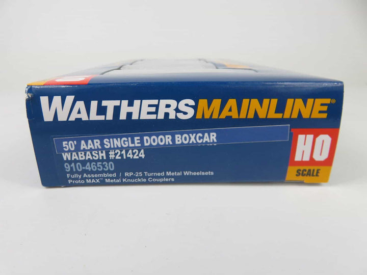 Walthers Mainline 910-46530 HO Scale 50' AAR Single Door Boxcar Wabash Railroad image 1