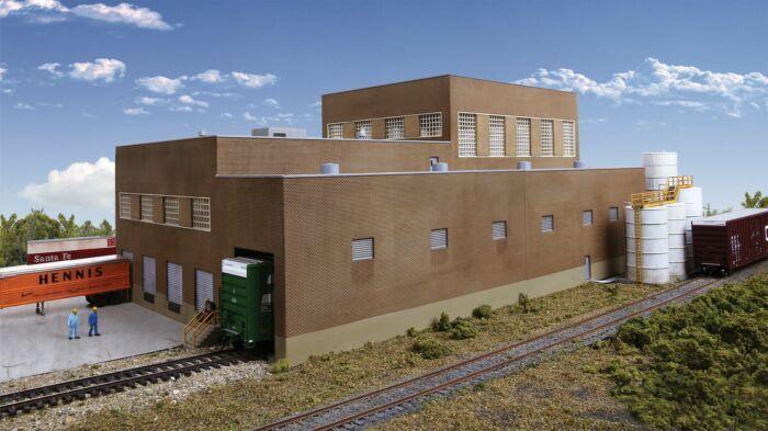 Walthers Cornerstone #933-3902 HO Scale Paper Mill Superior Paper Kit image 1