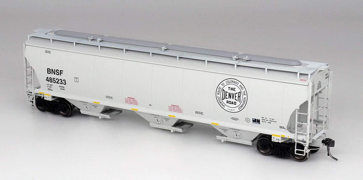 Intermountain 472147-03 HO BNSF The Denver Road Trinity 5161 Cu. Ft 3-Bay Hopper image 1