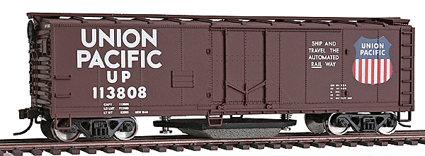 Walthers 931-1756 HO Scale UP Union Pacific 40' Plug-Door Track Cleaning Boxcar image 0