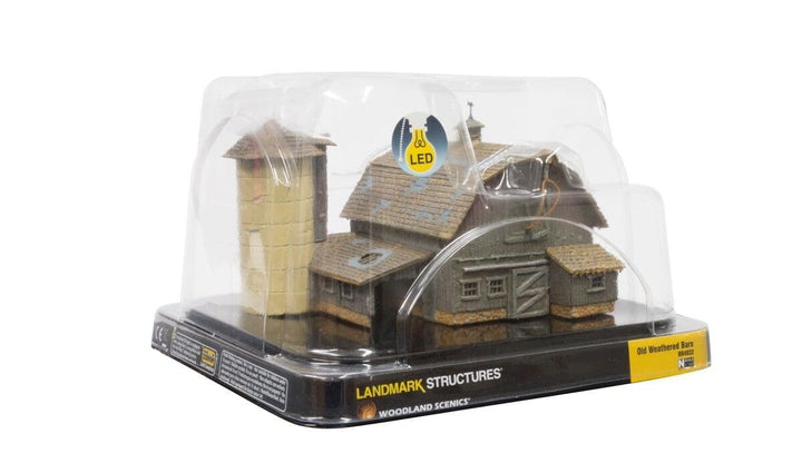 Woodland Scenics BR4932 Built and Ready N Scale Old Weathered Barn Building NIB image 7