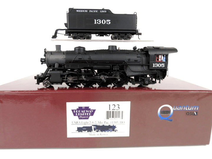 Broadway Limited BLI 123 HO Missouri Pacific 2-8-2 USRA Light Mikado DCC/Sound image 0