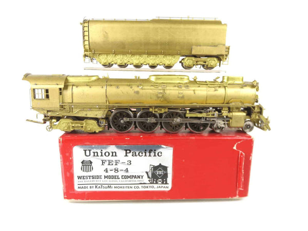 Westside Model Company Brass HO Scale Union Pacific 4-8-4 FEF-3 Steam Locomotive image 0