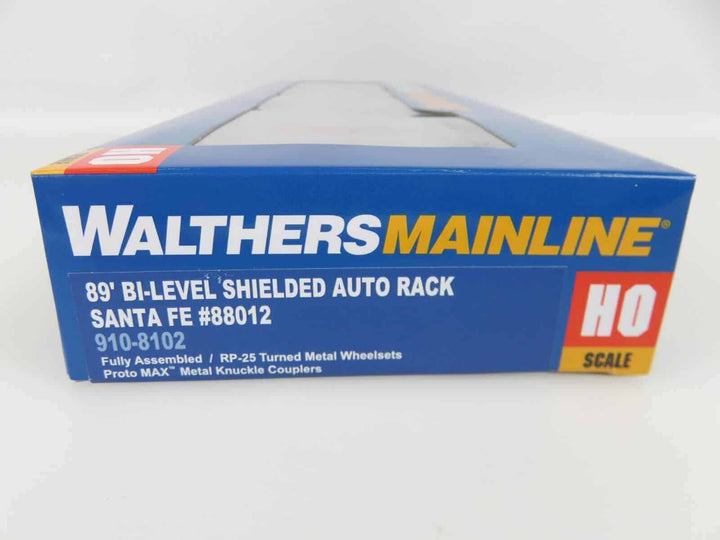 Walthers 910-8102 HO Scale 89' Bi-Level Shielded Auto Rack AT&amp;SF Santa Fe #88012 image 3