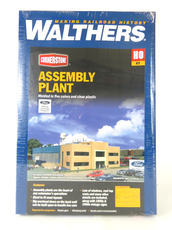 Walthers Cornerstone 933-4142 HO Scale Ford Automotive Assembly Plant -- Kit NIB