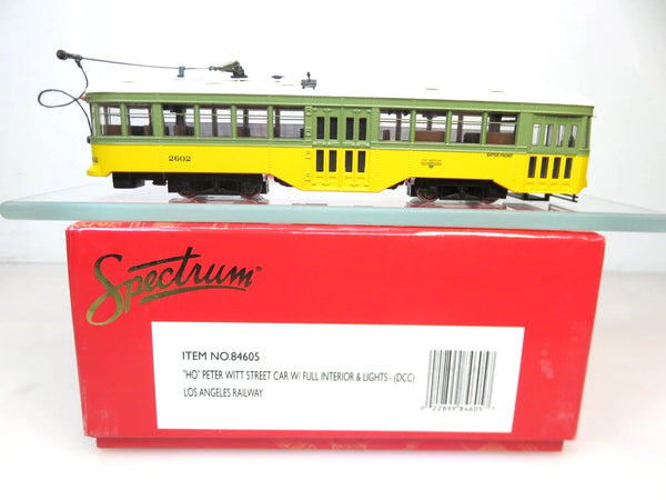 HO Bachmann Spectrum 84605 Street Car Los Angeles Railway Peter Witt w/ DCC, HO Scale