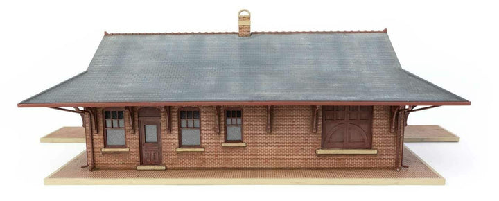 Walthers Cornerstone 933-3553 Pennsylvania System Brick Combination Station NIB image 1