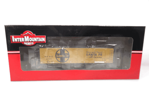 Intermountain 46111-21 HO Santa Fe Ship &amp; Travel Large Herald Refrigerator Car image 3