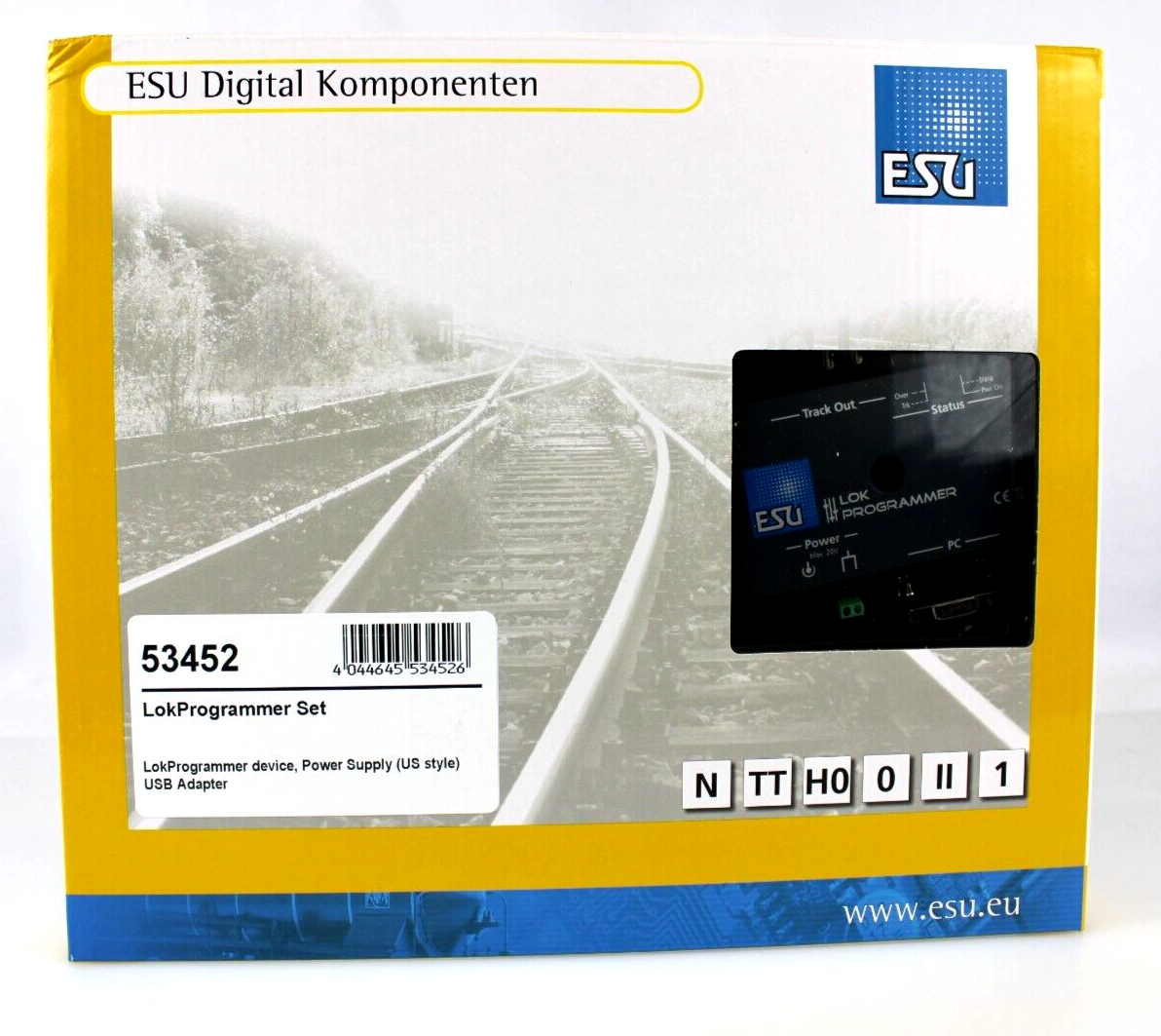 ESU 53452 LokSound LokProgrammer Sound Programmer W/USB cable, US Powe ...