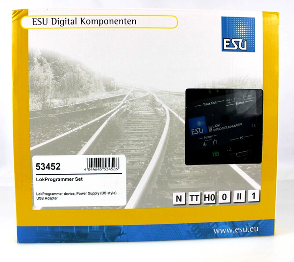 ESU 53452 LokSound LokProgrammer Sound Programmer W/USB cable, US Power Supply