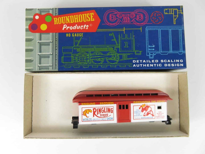 Roundhouse 3796 HO Scale 34' Circus Baggage Ringling Bros. Unassembled Kit NOS image 0