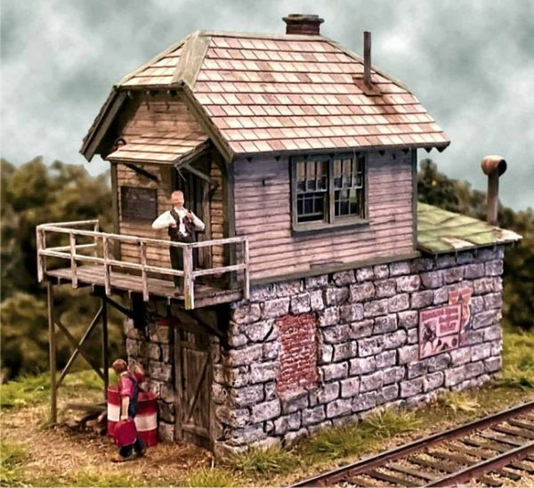 Bar Mills Scale Model Works HO Scale #272 Tower at Cranberry Yard Kit NIB image 0