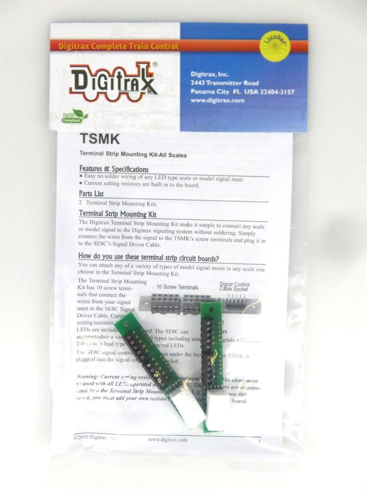 Digitrax TSMK Terminal Strip Mounting Kit NIB image 0