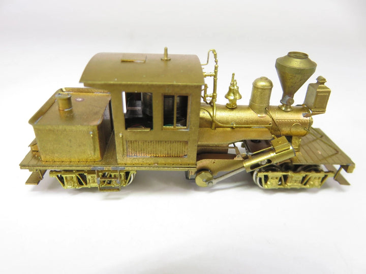 Flying Zoo Brass HOn3 Scale 18 Ton Climax Steam Logging Locomotive
