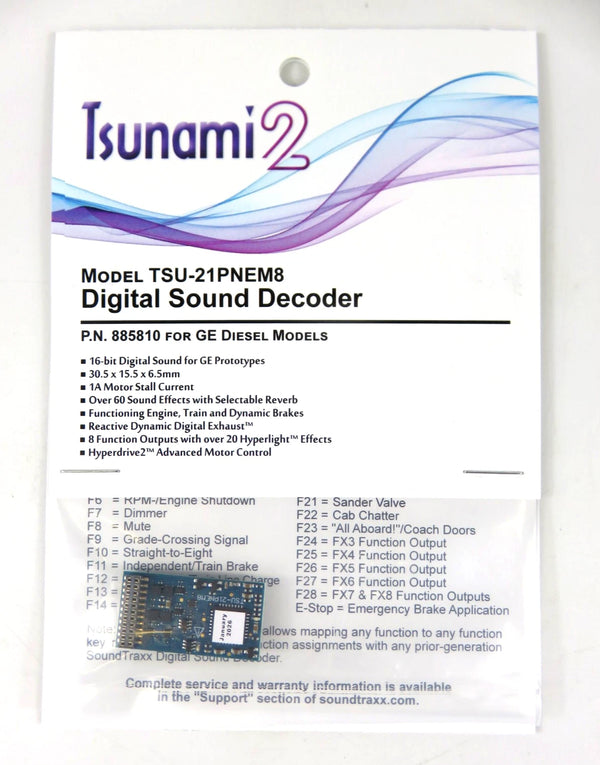 Tsunami-2 Soundtraxx DCC Decoder steam TSU 4400 884009 O G Scale