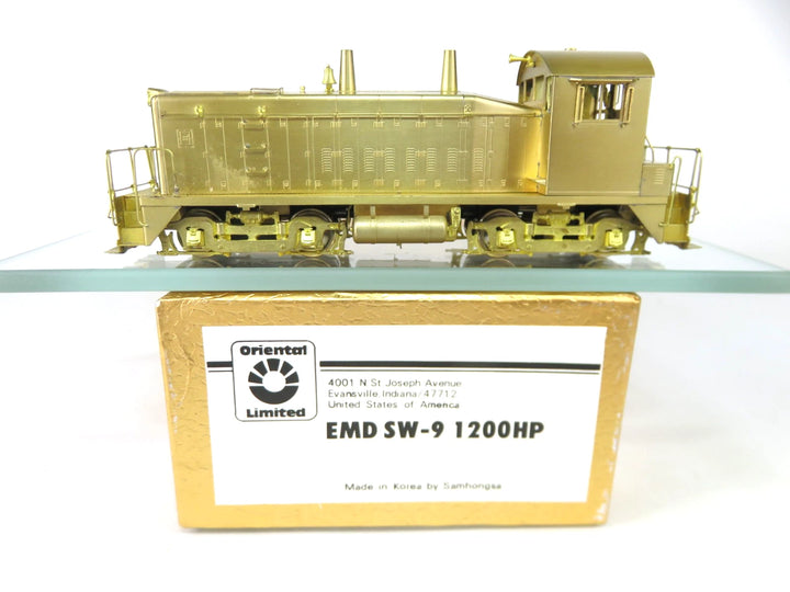 Oriental Limited Brass HO Scale EMD SW-9 Diesel Switcher Locomotive 12 ...