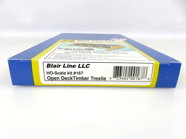 Blair Line LLC #167 HO Scale Open Deck Timber Trestle Kit NIB image 2