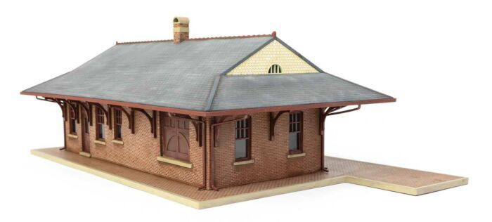 Walthers Cornerstone 933-3553 Pennsylvania System Brick Combination Station NIB image 3