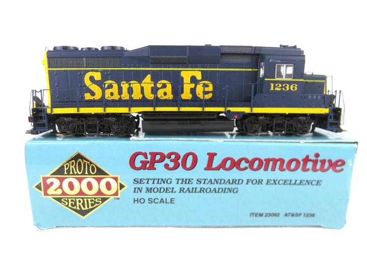 Proto 2000 #23092 HO Scale ATSF Santa Fe EMD GP30 Diesel Locomotive Ne ...