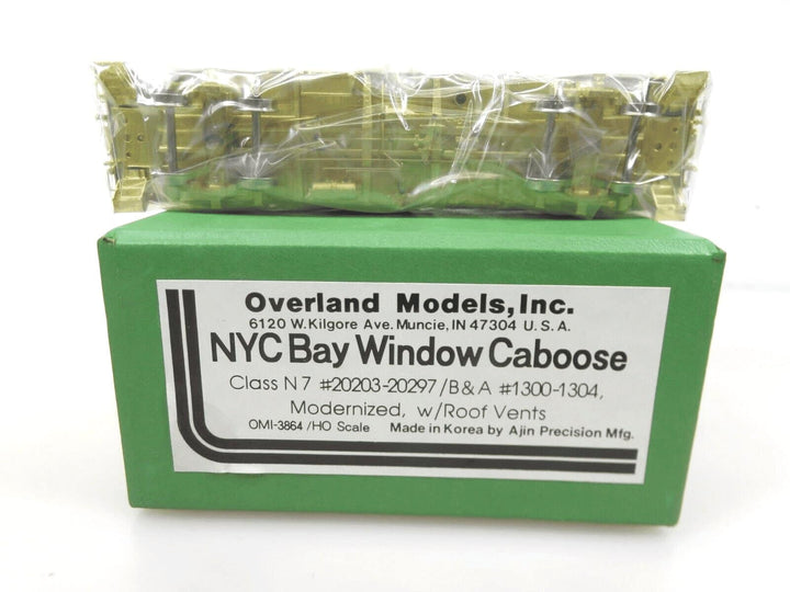 Overland Models Brass OMI-3864 HO Scale New York Central Bay Window Caboose NOS image 2