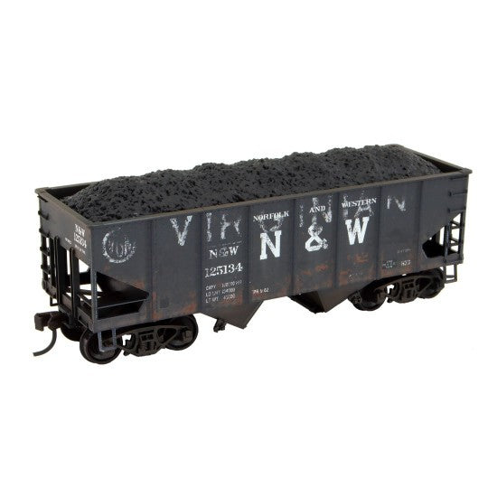 Micro Trains Accurail 2500-001 HO N&W Ex-Virginian Open 33' Hopper Kit Weathered