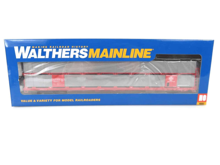 Walthers 910-8102 HO Scale 89' Bi-Level Shielded Auto Rack AT&amp;SF Santa Fe #88012 image 2