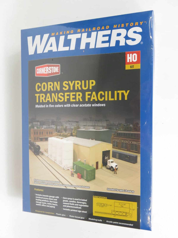 Walthers Cornerstone 933-4181 HO Scale Corn Syrup Transfer Transload Facility image 0