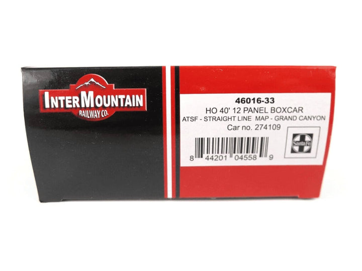 Intermountain 46016-33 HO Scale 40' 12 Panel Boxcar ATSF Santa Fe Road #274109 image 3