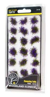 Woodland Scenics FS772 Violet Flowering Peel 'n' Place Tufts image 0