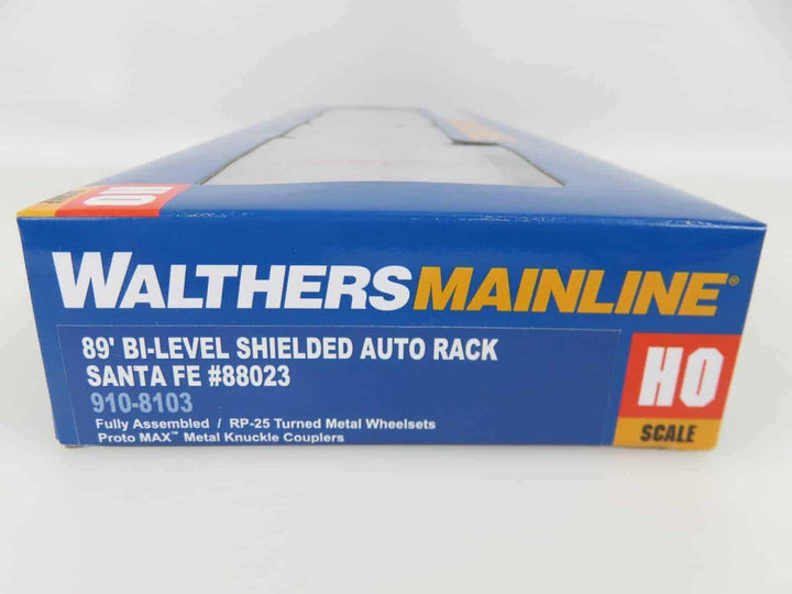 Walthers 910-8103 HO Scale 89' Bi-Level Shielded Auto Rack AT&amp;SF Santa Fe #88023 image 3