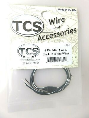 Train Control Systems TCS #1492 4-Pin Mini Connector image 1