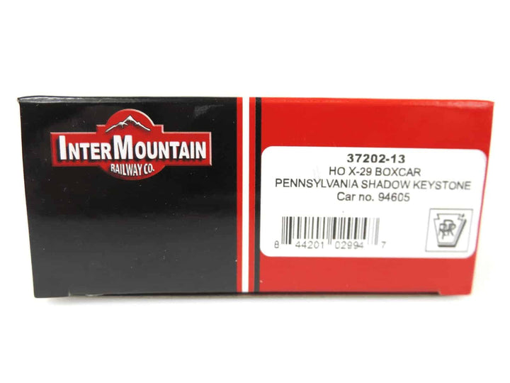 Intermountain 37202-13 HO X-29 Boxcar PRR Pennsylvania Shadow Keystone #94605 image 2