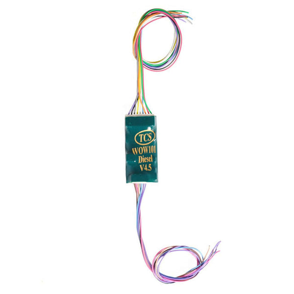 Train Control Systems TCS 1530 WOW101 Sound Diesel Decoder V4 9-Pin JST Plug image 0