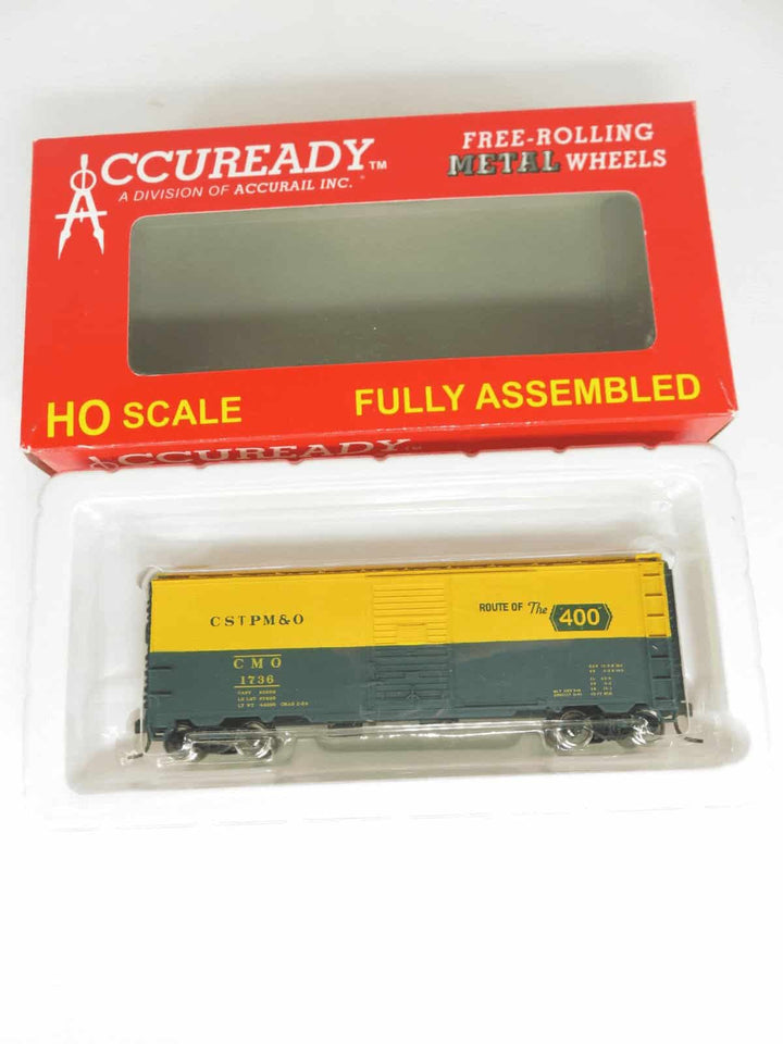 Accurail 80071 HO Scale 40' Steel AAR Boxcar CStPM&amp;O Route of the "400" NOS image 1