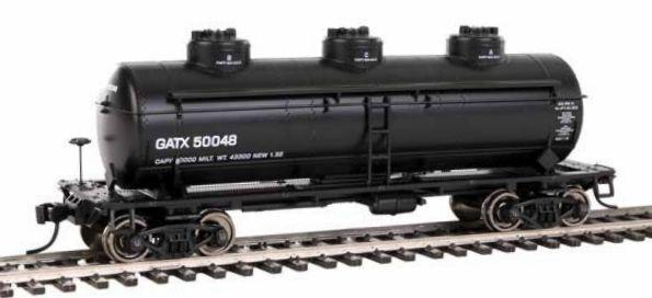 Walthers Mainline 910-1132 HO Scale 36' 3-Dome Tank Car GATX #50045 image 0