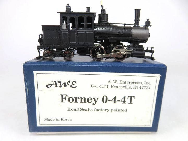 Forney Train AW Enterprises Inc. Brass HOn3 Forney 0-4-4T Steam Locomotive Factory ...