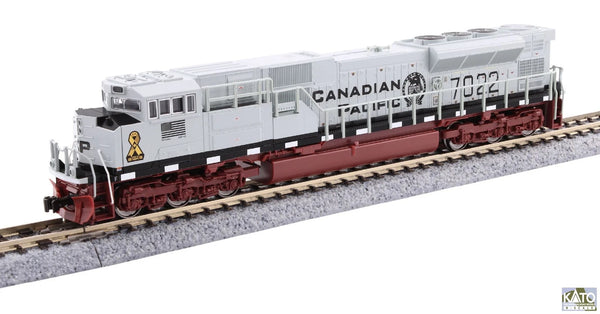Kato 176-8543 N Scale CP Canadian Pacific EMD SD70ACU Locomotive Navy Gray #7022