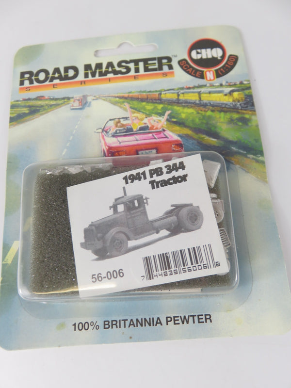 GHQ Road Master 56-006 N Scale 1941 PB344 Tractor Truck Pewter Kit NIB