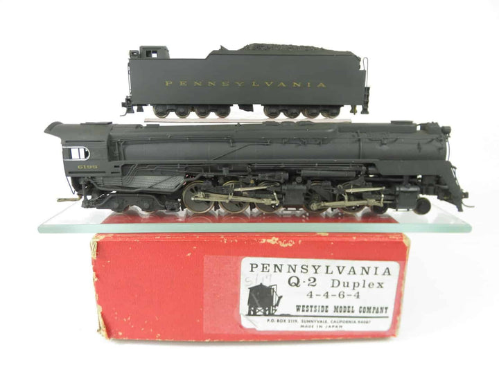 Westside Model Company Brass HO Pennsylvania 4-4-6-4 Q2 Duplex Steam Locomotive image 1