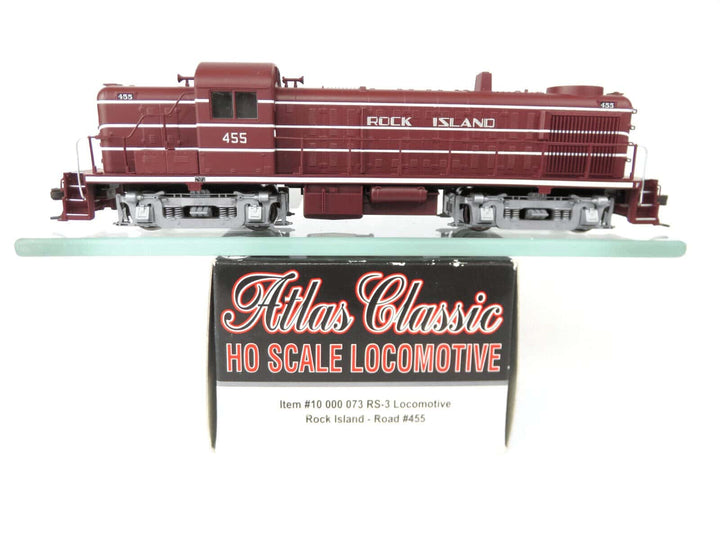Atlas Classic 10 000 073 HO Scale RI Rock Island Alco RS-3 Diesel Locomotive 455 image 0