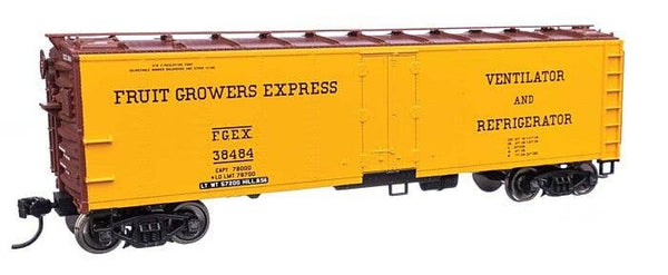 Walthers Mainline 910-41412 HO Scale 40' Steel Reefer Fruit Growers Express FGEX