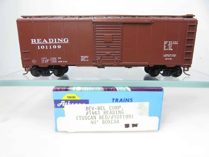 Bev-Bel Athearn HO Scale 40' Boxcar Reading Tuscan Red #101199 image 1
