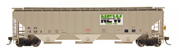 Intermountain 65289-06 N Scale New Cooperative 4750 Cu.ft. 3-Bay Covered Hopper