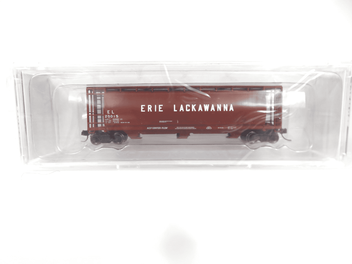 Bowser 38139 N Scale 3-Bay Cylindrical Covered Hopper Erie Lackawanna #20015 image 1