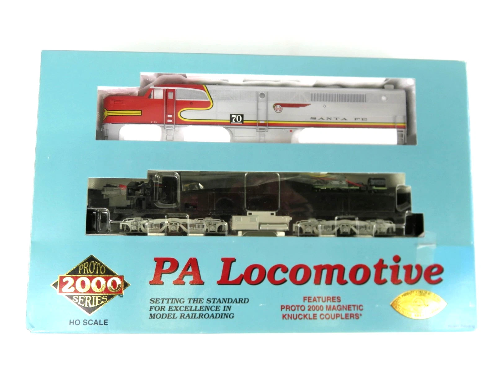 Proto 2000 21568 HO Scale AT&SF Santa Fe Alco PA1 Diesel Locomotive #7 ...