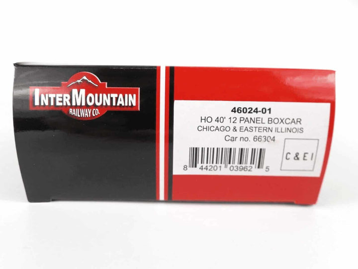 Intermountain 46024-01 HO 40' 12 Panel Boxcar C&amp;EI Chicago Eastern Illinois 66304 image 2