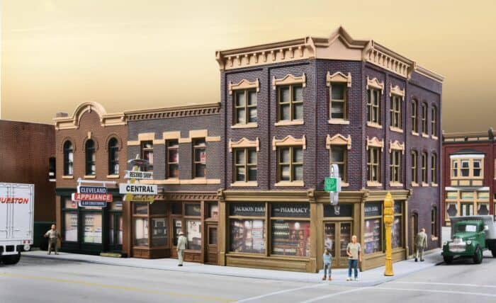 Walthers Cornerstone #933-4041 HO Scale Merchant's Row V Kit NIB image 1