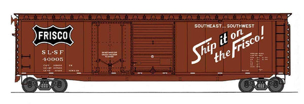 Intermountain 45625-04 HO Scale 50' PS-1 Double Door Boxcar Frisco (SL-SF) 40167 image 0