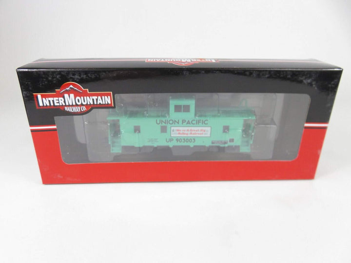 Intermountain CCS1073-01 HO Scale Union Pacific Caboose With Slogan MOW Green image 2