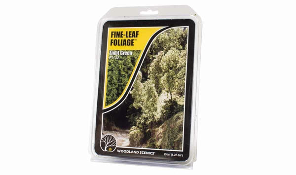 Woodland Scenics F1132 Fine Leaf Foliage, Light Green image 0